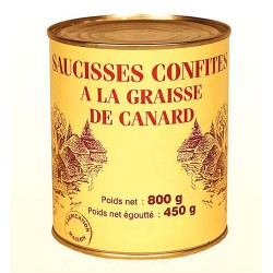 Saucisses Confites